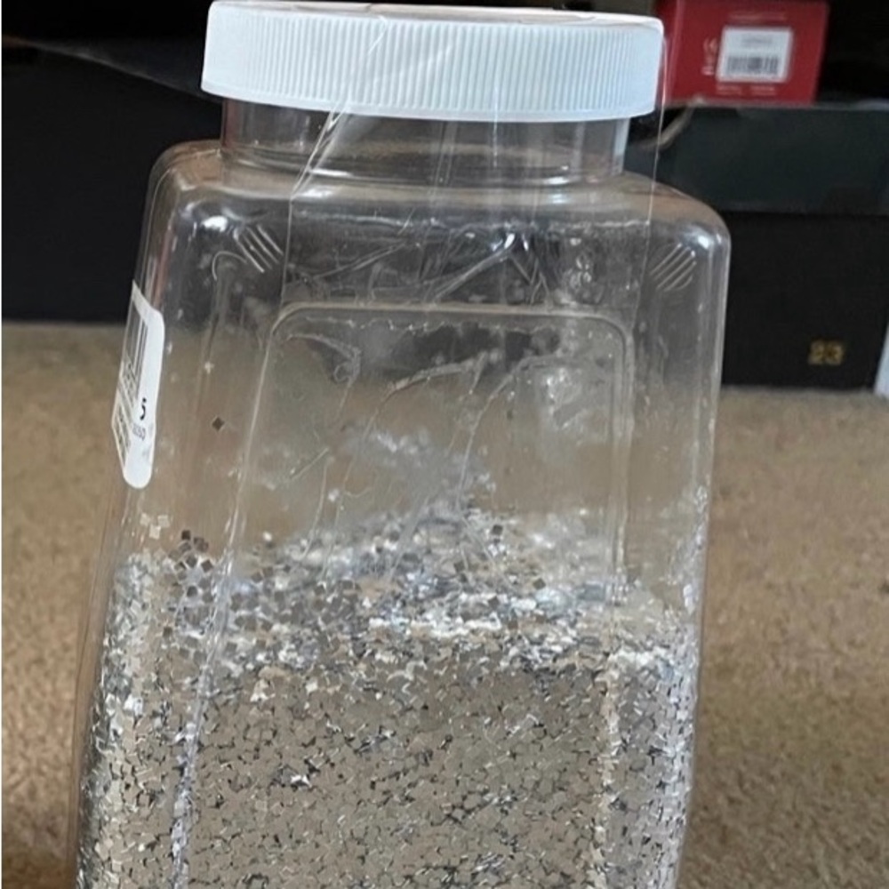 Goldblatt Stanley Wall Silver Glitter/Glitter Flakes Jar For Paint Gun